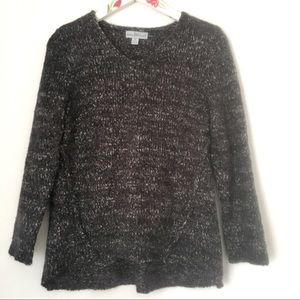 Windi River black/gray sweater. Size M